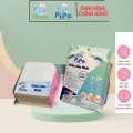 Khăn sữa  gạc cho bé sơ sinh hộp cao cấp PiPu  siêu mềm 25 x 27 4 Lớp vải Nhật. 