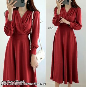 { THABITHA } HN / longdres glamola / gaun / dress pesta / dres wanita kekinian / outfit wanita kekinian ootd / dres / gaun pesta wanita dewasa / dress korea / dress / long dress / long dress wanita / { free ongkir + cod }