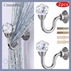 [Cumarba] 2x Curtain Holdback Hanger Wall Tie Backs Hooks Holder Curtain Tie Back