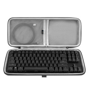 Geekria TKL Keyboard Case for Razer BlackWidow Lite TKL Keychron K8 / K8 Pro SteelSeries Apex 9TKL / Apex ProTKL Gen 3 Hard Shell Travel Carrying Bag (Slim)
