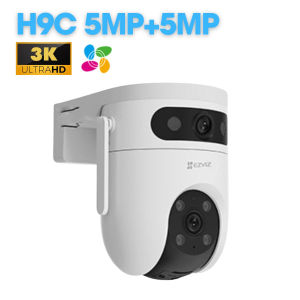 Camera Wifi 2 Mắt EZVIZ H9C 3K 5MP H9C 2K 3MP Ngoài Trời Xoay 360 độ Đàm Thoại 2 Chiều Có Màu Ban Đêm Theo Dõi Chuyển Động