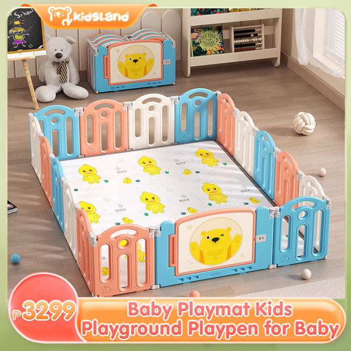 Fence Baby Playpen With Cover Foldable Baby Playpen For Baby