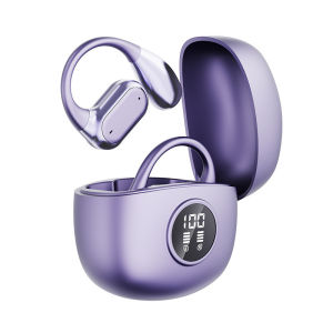 หูฟังบลูทูธไร้สายแบบเกี่ยวหูใหม่ กีฬาแบตเตอรี่ใช้งานได้นาน สวมใส่สบายสำหรับการใช้งานยาวนาน ระบบตัดเสียงรบกวน ENC