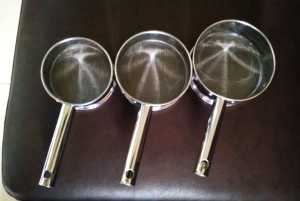 Saringan atau ayakan serbaguna bahan Stainless steel ayakan tepung saringan teh kopi Bentuk Lucu Terbaru