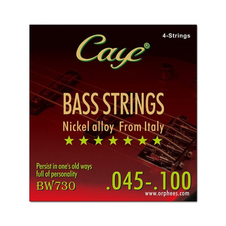 fyjhGuitar Strings Caye Crossing 4/5/6 String Electric Bass Guitar