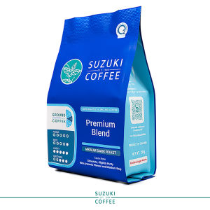 กาแฟคั่วบด SUZUKI COFFEE Premium Blend สูตรเข้ม
