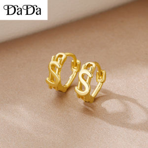 Original Saudi Gold 24k nasasangla pawnable earrings womens qian duoduo mini circle light luxury jewelry for women for kids for men gift items hypoallergenic