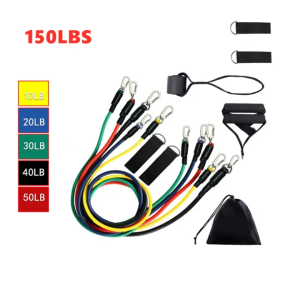 COD 13pcs Set Fitness Rope Resistance Band Latex Stretching Expander  Gym Power Resistance Bands Premium Resistance Bands Tali Stretching Resistance Band Pilates Yoga Fitnes