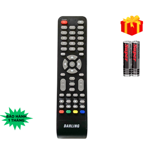 Remote điều khiển tivi DARLING Mã 06 điều khiển TV DARLING các dòng LCD-LED - Tặng kèm pin - Gia Dụng Chú Thoòng
