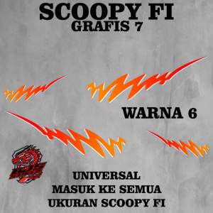 stiker scoopy fi grafis 7 - stiker decal transparan honda scoopy fi grafis 7