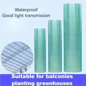 (1.5mm thick) FRP daylighting board sunshadeoutdoor insulation plate greenhouse sunlight room board transparent rain shed sunshade greenhouse outdoor insulation plate rain proof and durable