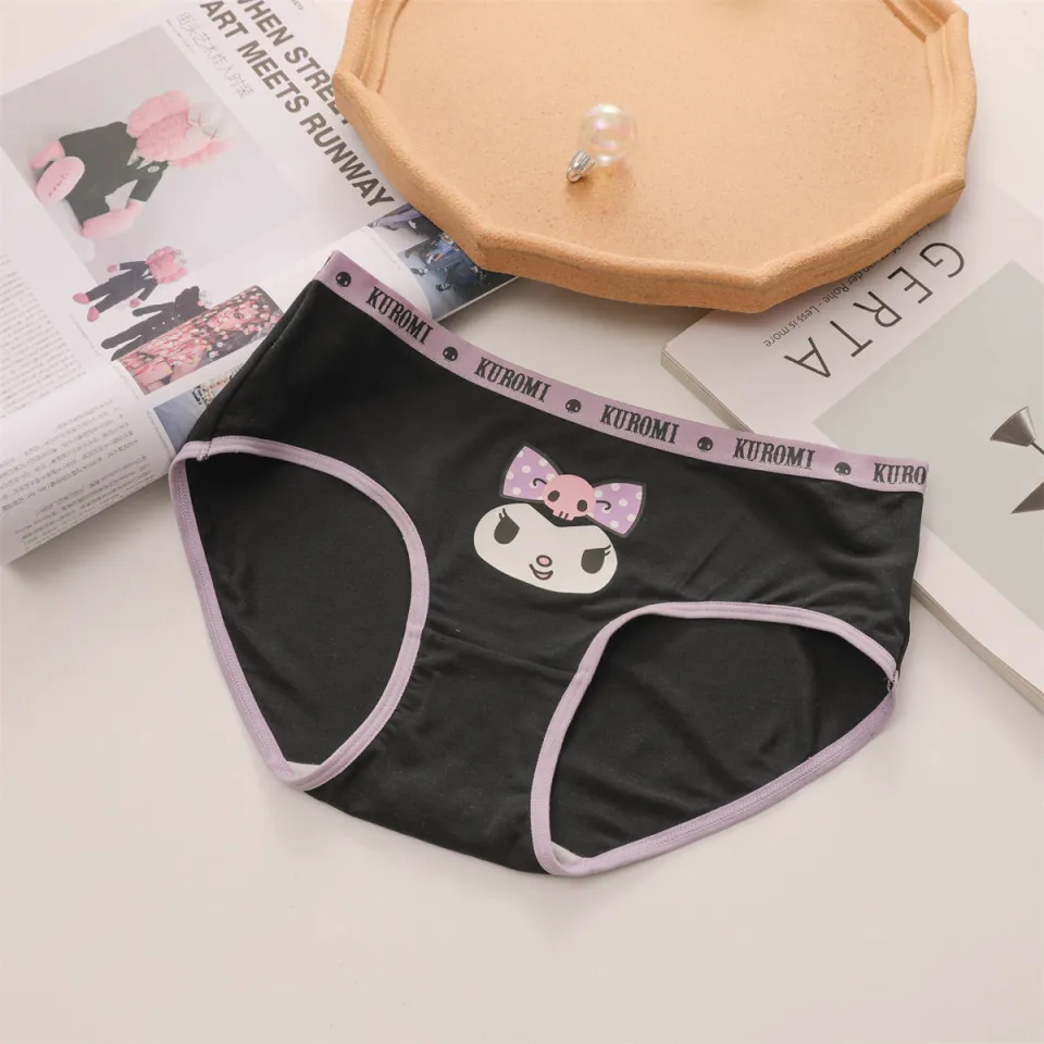 Sanrio Kuromi MyMelody Cinnamoroll Underwear Summer Japanese Comfortable  Breathable Thin Section Sexy Girl Student Briefs Gift