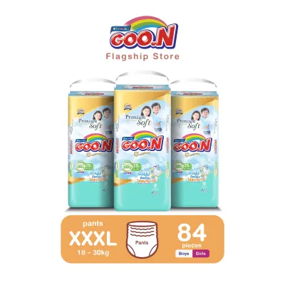 [CARTON] GOON Premium Mommy Kiss Pants Value Pack M186/ L150/ XL132/ XXL114/ XXXL84