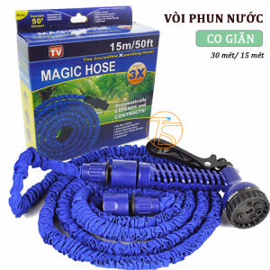 Vòi xịt nước rửa đa năng giãn nở 15m 30m - Vòi xịt rửa xe tưới cây 7 chế độ - Vòi phu nước