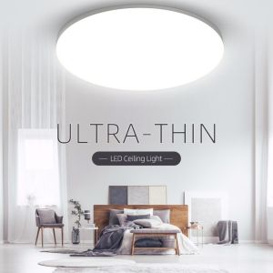 CHENBEN Đèn Trần Led Hiện Đại Đèn Trần Siêu Mỏng 220V-240V Đèn Led 15W 20W 30W 50W Cho Trần Phòng Nhà Bếp Ánh Sáng Lạnh/Trung Tính/Ấm Áp