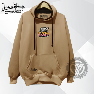 JNA Jaket Sweater Hoodie Pria Distro Warna Hijau Mint Sablon STAY POSITIVE Termurah Terlaris Switer Hudie Cowo Cewe Tebal Pullover Size M L XL XXL Sweatshirt Jumper Bahan Katun Flece