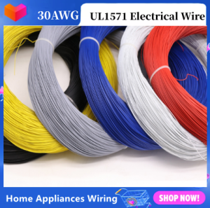 50/20/5M  The Wire Insulated PVC Tinnd Copper Flexible Cable Heat Resistant Electrical Wire 26AWG UL1571