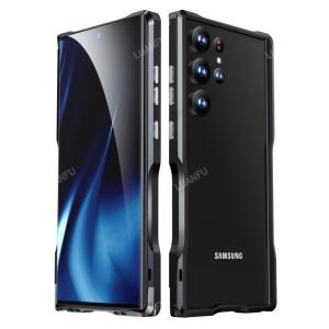 เคสสำหรับ Samsung Galaxy S24ขอบโลหะดีไซน์ดั้งเดิมพิเศษตัดอะลูมิเนียมกรอบโลหะผสมที่แข็งแกร่งป้องกันการตกและกันแดดป้องกันปลอก