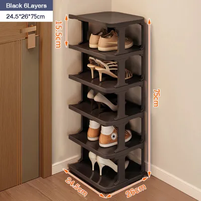 AKZ Multi - Tier Shoe Rack Simple Storage Rack for Dormitory Bedroom Shoe Storage Organizer Shelf