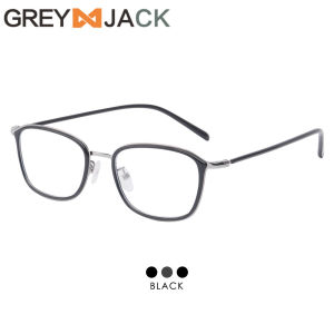 Grey Jack Kacamata Antiradiasi Blueray Kotak TR+Metal Fashion Pria Wanita Simple Bisa Lensa Minus Ringan Kokoh 5238