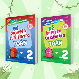 Sách Combo 2 cuốn Đề ôn luyện và tự kiểm tra Toán lớp 2