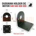 Bracket Dudukan Holder Motor DC Stepper / Dinamo DC Mounting Bracket. 