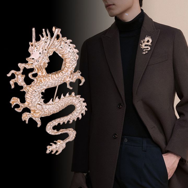 Vintage Metal Animal Dragon Brooches for Men Badge Suit Coat Corsage Lapel  Pins Fashion Jewelry Clothing Accessories Lazada PH