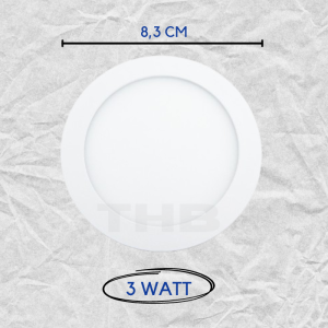 THB Lampu Downlight LED Inbow / Downlight Panel LED Inbow Bulat