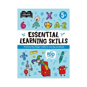 Essentials Learning Skills Educational Workbook With 100+ Fun Reward Stickers (Ages 5+)