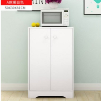 50x30x81cm WHITE PUTIH Kitchen Storage Rack Shelf Home Style shelving ...