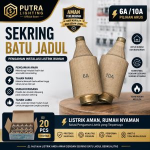 Sekring Batu Listrik Jadul rumah 6 A sikring 10 A