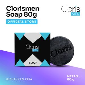 Clorismen Soap 80gr 40gr Sabun Wajah Sabun Muka Khusus Pria Cloris Men ORIGINAL Hologram Cuci Muka Perawatan Jerawat Wajah Halus Bersih BPOM Sabun Cloris Sabun Clorismen Pria Laki Laki Muka Bersih - 1pcs