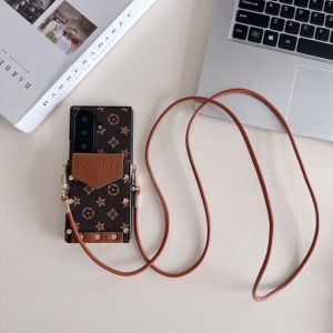 For Samsung Galaxy Z Fold 8 8 Ultra 7 6 5 phone case classic vintage pattern textured faux leather with card holder
