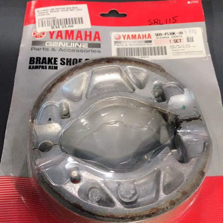 DIJAMIN ORIGINAL} YAMAHA Break Shoe Kampas Rem Belakang 5D9-F530k