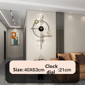 Minimalist Nordic Modern Quartz Wall Clock Creative Mute Large Fashion Clocks Home Living Room Restaurant Entrance Decorative wall watch