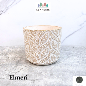 The Leaferie Elmeri Flowerpot . flowerpots . flower pot . plant pots . planter . planters . Ceramic
