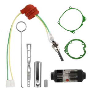 Automotive Complete Diesels Heater Glow Plug Kit 12V Includes Tool for Cold Weather Simple Installation and Maintenance