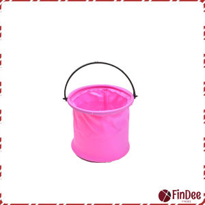 FinDee ถังของเล่นพับได้ เล่นทะเลชายหาด ถังพลาสติก Foldable Buckets