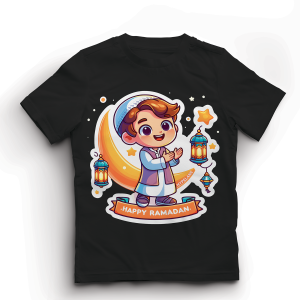 Baju Kaos Distro Anak Laki Laki Lebaran Ramadhan Karakter Cowok Muslim Lucu Import - Hypelane - DTF