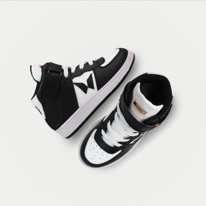 Sepatu Anak Laki Perempuan Sekolah Casual Original Premium Import Lokal Wins High Grey Abu-abu