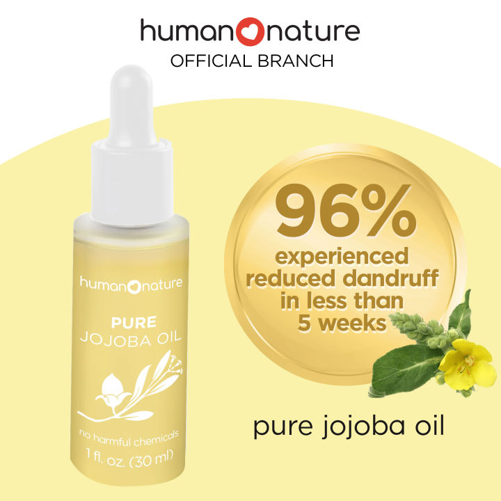 Human Nature Pure Jojoba Oil 100 Natural AntiDandruff for Itchy
