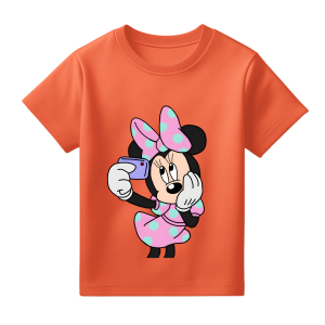 Baju Kaos Atasan Distro Anak Perempuan Karakter Kartun Motif Minie Pita Lucu 1 - 10 Tahun - DTF2