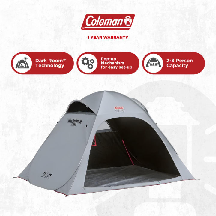 NEW] Coleman® Quick-up Shade Dark Room Tent Aluminium Pole Tent