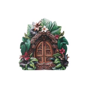 [COD]  Garden micro-landscape decoration wooden crafts ornaments creative elf door fairy tale door home atmosphere decorations