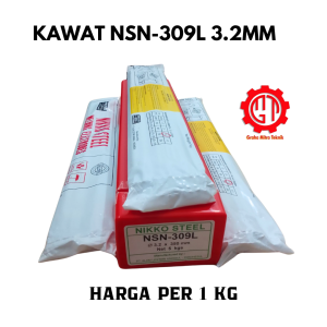 KAWAT LAS STAINLESS NSN-309L 3.2MM / KAWAT TAHAN KARAT NSN-309L 3.2 -PER 1 KG