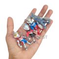 Action Figure ULTRAMAN CHIBI set isi 4 pcs - Miniatur Topper Kue Pajangan Mainan Toy Orb Geed Belial Baltan. 