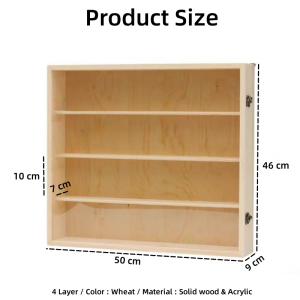 【PLAYFUL】High-Quality Acrylic Mystery Box Storage Display Stand popmart Figure Cabinet Bedroom Wall Hanging
