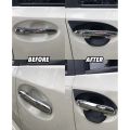 PERODUA MYVI 2017~2023 DOOR HANDLE COVER Carbon Fibre Car Door Handle Cover Inner Bowl. 