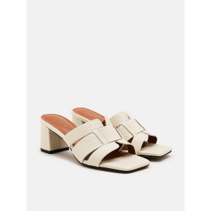 PAZZION 6988-1A Virginia Cowhide Leather Heels