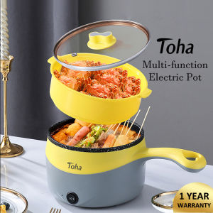 Toha Rice Cooker Non-Stick Multi-function Electric Cooking Pot Steamer 1.6L kitchen home appliances